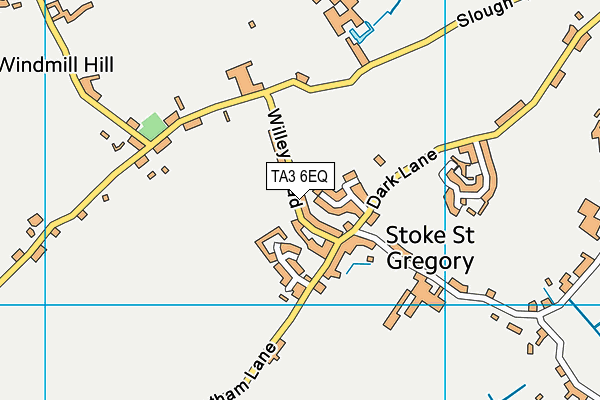 Stoke St Gregory Playing Field map (TA3 6EQ) - OS VectorMap District (Ordnance Survey)
