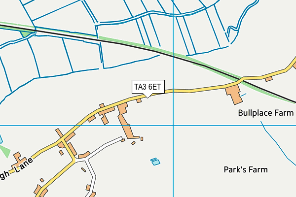 TA3 6ET map - OS VectorMap District (Ordnance Survey)