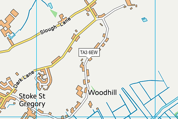 TA3 6EW map - OS VectorMap District (Ordnance Survey)