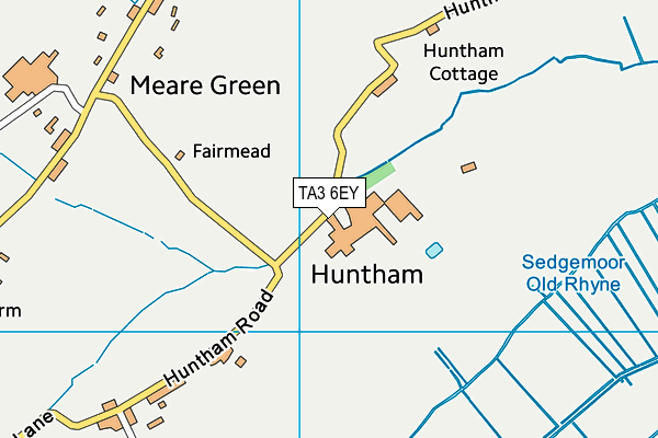 TA3 6EY map - OS VectorMap District (Ordnance Survey)