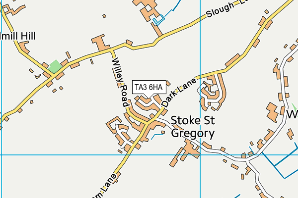 TA3 6HA map - OS VectorMap District (Ordnance Survey)