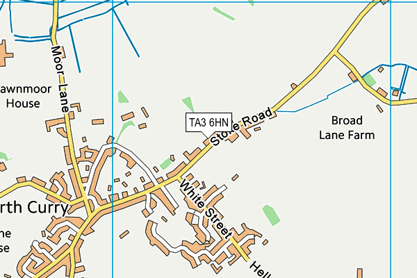 TA3 6HN map - OS VectorMap District (Ordnance Survey)