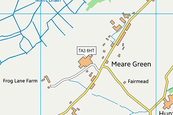 TA3 6HT map - OS VectorMap District (Ordnance Survey)