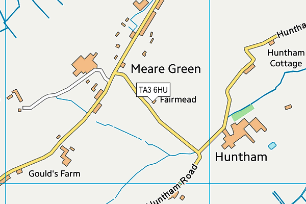 TA3 6HU map - OS VectorMap District (Ordnance Survey)