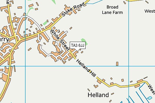 TA3 6JJ map - OS VectorMap District (Ordnance Survey)