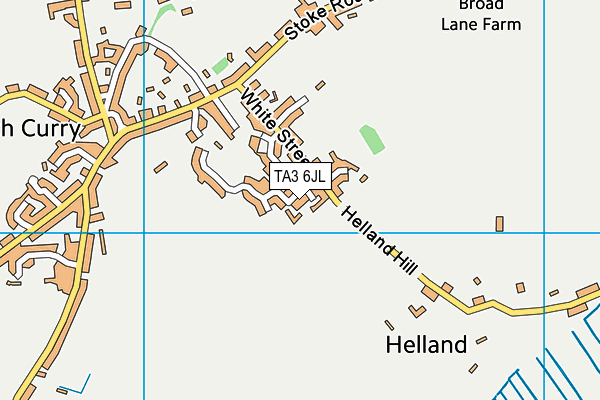 TA3 6JL map - OS VectorMap District (Ordnance Survey)