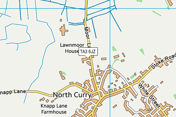 TA3 6JZ map - OS VectorMap District (Ordnance Survey)