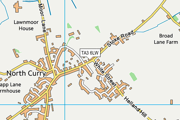 TA3 6LW map - OS VectorMap District (Ordnance Survey)