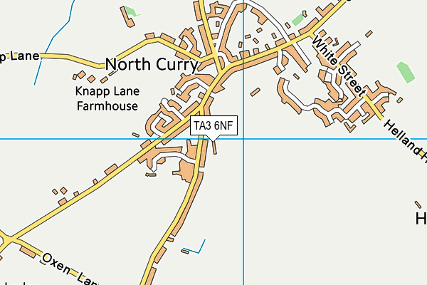 TA3 6NF map - OS VectorMap District (Ordnance Survey)