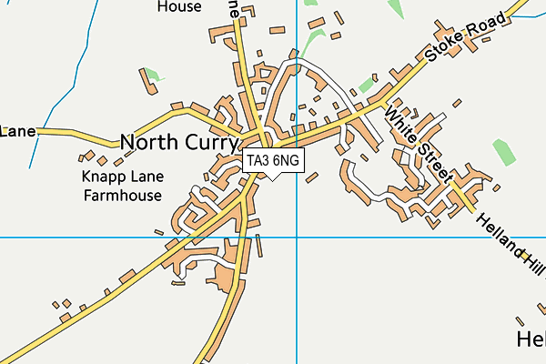 TA3 6NG map - OS VectorMap District (Ordnance Survey)