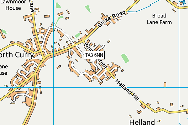 TA3 6NN map - OS VectorMap District (Ordnance Survey)