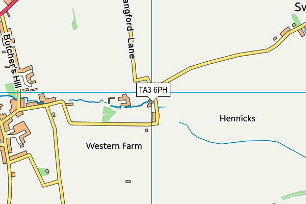 TA3 6PH map - OS VectorMap District (Ordnance Survey)