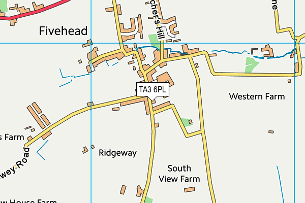 TA3 6PL map - OS VectorMap District (Ordnance Survey)