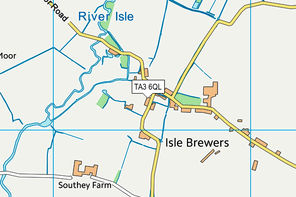 TA3 6QL map - OS VectorMap District (Ordnance Survey)