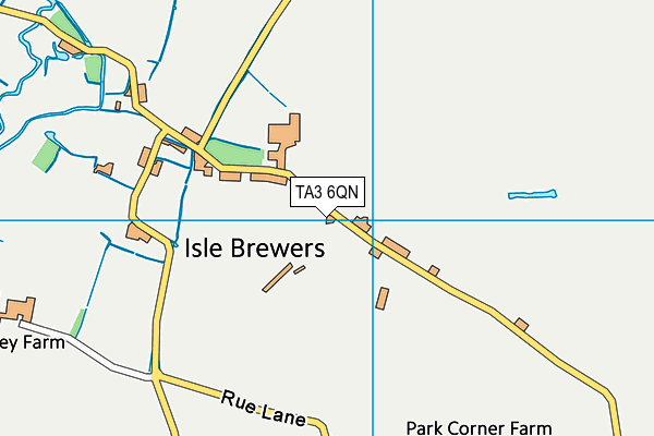 TA3 6QN map - OS VectorMap District (Ordnance Survey)