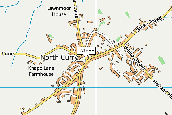 TA3 6RE map - OS VectorMap District (Ordnance Survey)