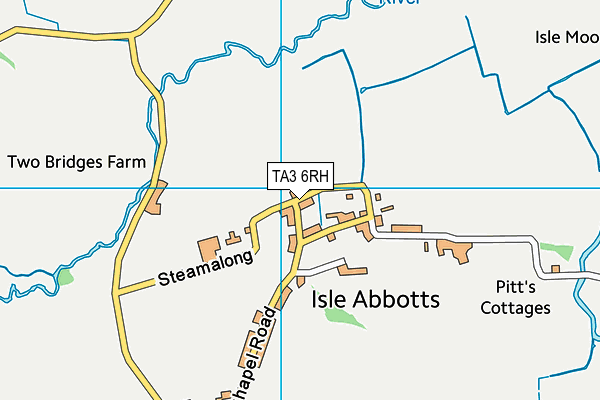 TA3 6RH map - OS VectorMap District (Ordnance Survey)