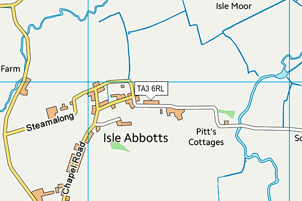 TA3 6RL map - OS VectorMap District (Ordnance Survey)