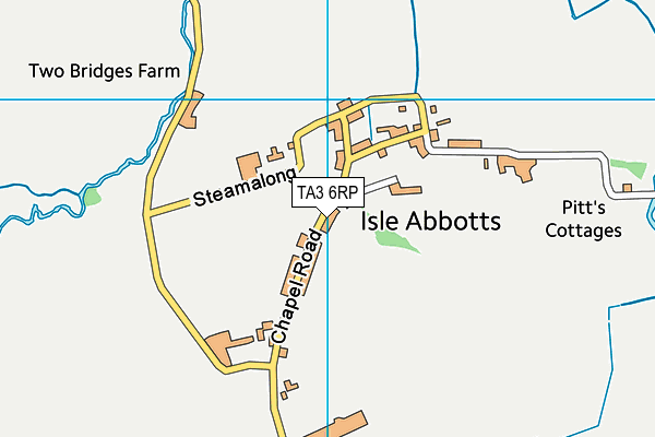 TA3 6RP map - OS VectorMap District (Ordnance Survey)