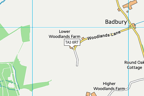 TA3 6RT map - OS VectorMap District (Ordnance Survey)