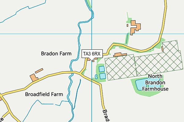 TA3 6RX map - OS VectorMap District (Ordnance Survey)