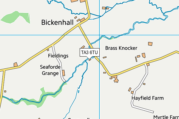 TA3 6TU map - OS VectorMap District (Ordnance Survey)