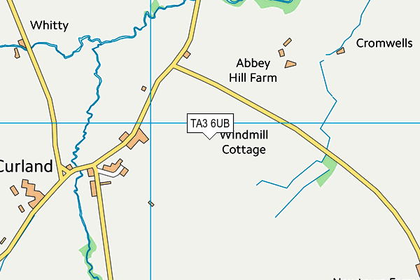 TA3 6UB map - OS VectorMap District (Ordnance Survey)