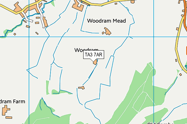 TA3 7AR map - OS VectorMap District (Ordnance Survey)