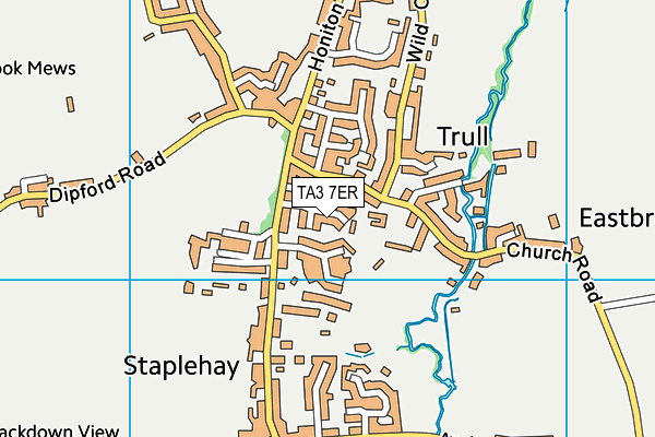 TA3 7ER map - OS VectorMap District (Ordnance Survey)