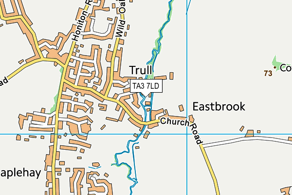 TA3 7LD map - OS VectorMap District (Ordnance Survey)