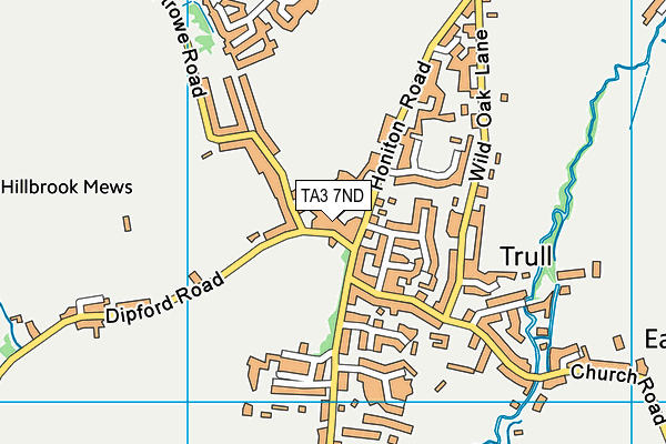TA3 7ND map - OS VectorMap District (Ordnance Survey)