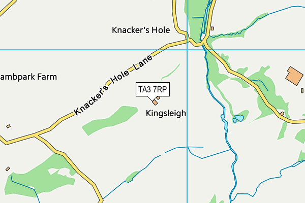 TA3 7RP map - OS VectorMap District (Ordnance Survey)