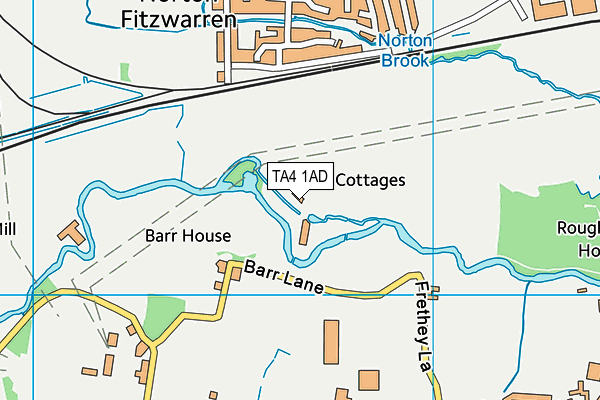 TA4 1AD map - OS VectorMap District (Ordnance Survey)