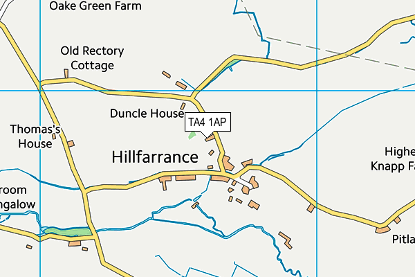 TA4 1AP map - OS VectorMap District (Ordnance Survey)