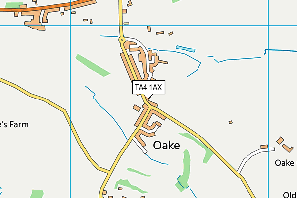 TA4 1AX map - OS VectorMap District (Ordnance Survey)