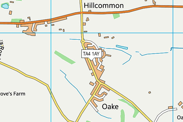 TA4 1AY map - OS VectorMap District (Ordnance Survey)