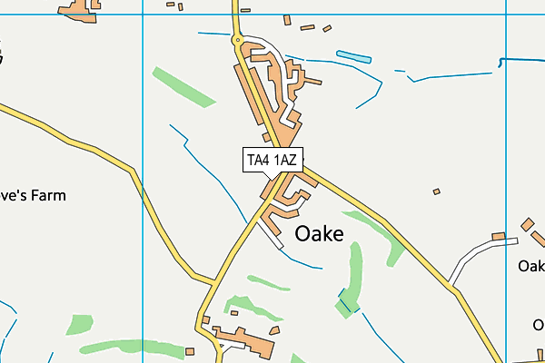 TA4 1AZ map - OS VectorMap District (Ordnance Survey)