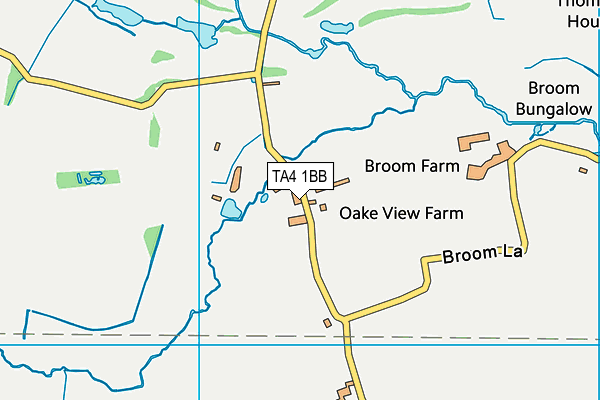 TA4 1BB map - OS VectorMap District (Ordnance Survey)
