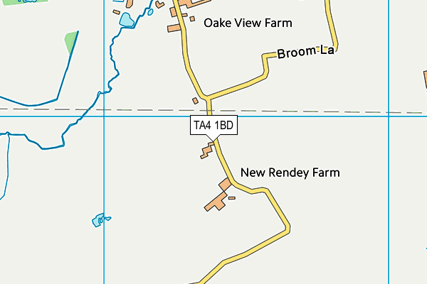 TA4 1BD map - OS VectorMap District (Ordnance Survey)