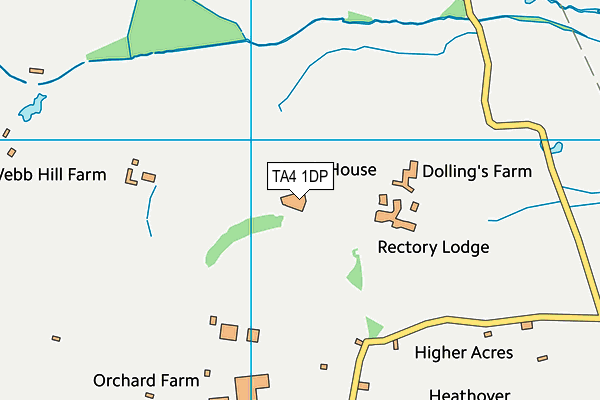 TA4 1DP map - OS VectorMap District (Ordnance Survey)