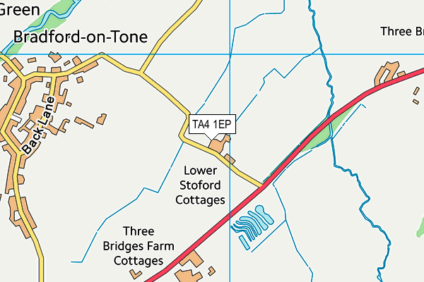 TA4 1EP map - OS VectorMap District (Ordnance Survey)