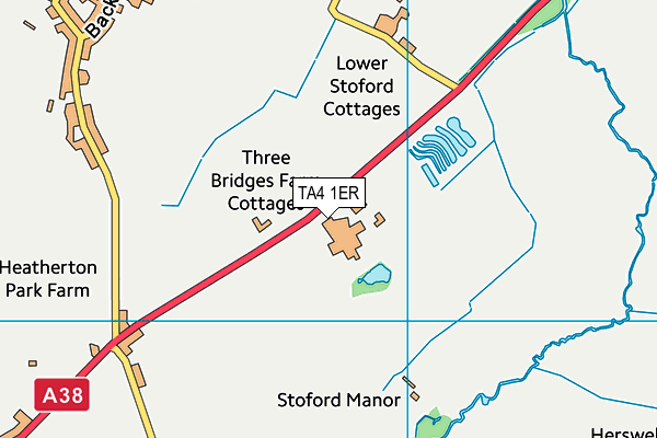 TA4 1ER map - OS VectorMap District (Ordnance Survey)