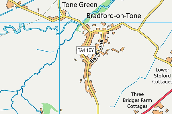 TA4 1EY map - OS VectorMap District (Ordnance Survey)