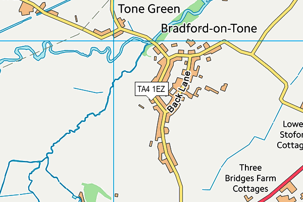 TA4 1EZ map - OS VectorMap District (Ordnance Survey)