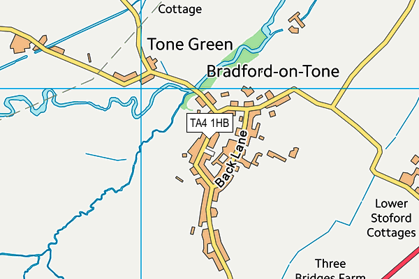 TA4 1HB map - OS VectorMap District (Ordnance Survey)