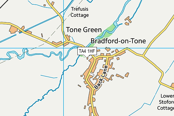 TA4 1HF map - OS VectorMap District (Ordnance Survey)