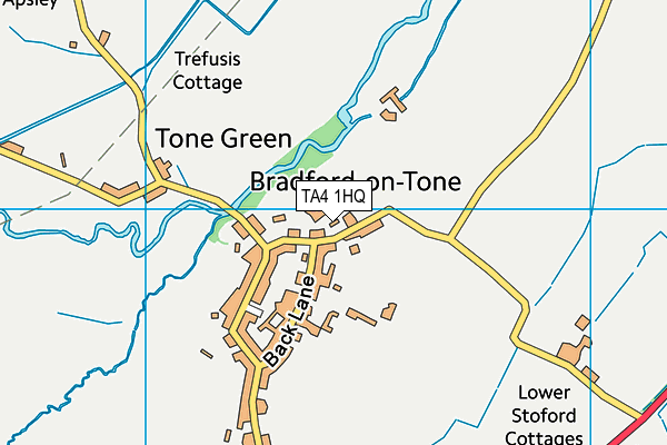 TA4 1HQ map - OS VectorMap District (Ordnance Survey)