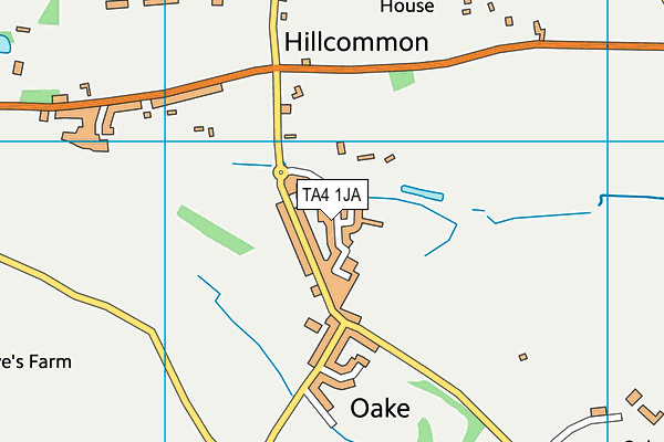 TA4 1JA map - OS VectorMap District (Ordnance Survey)
