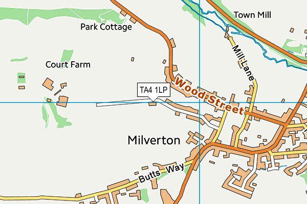 TA4 1LP map - OS VectorMap District (Ordnance Survey)