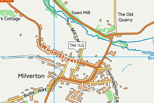 TA4 1LQ map - OS VectorMap District (Ordnance Survey)